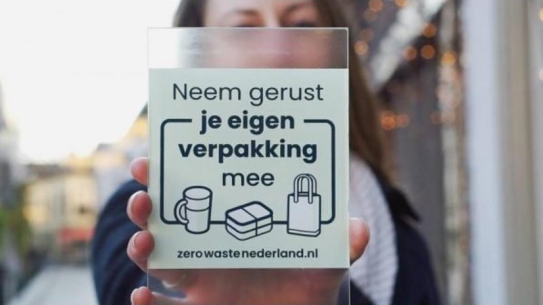 raamsticker zero waste