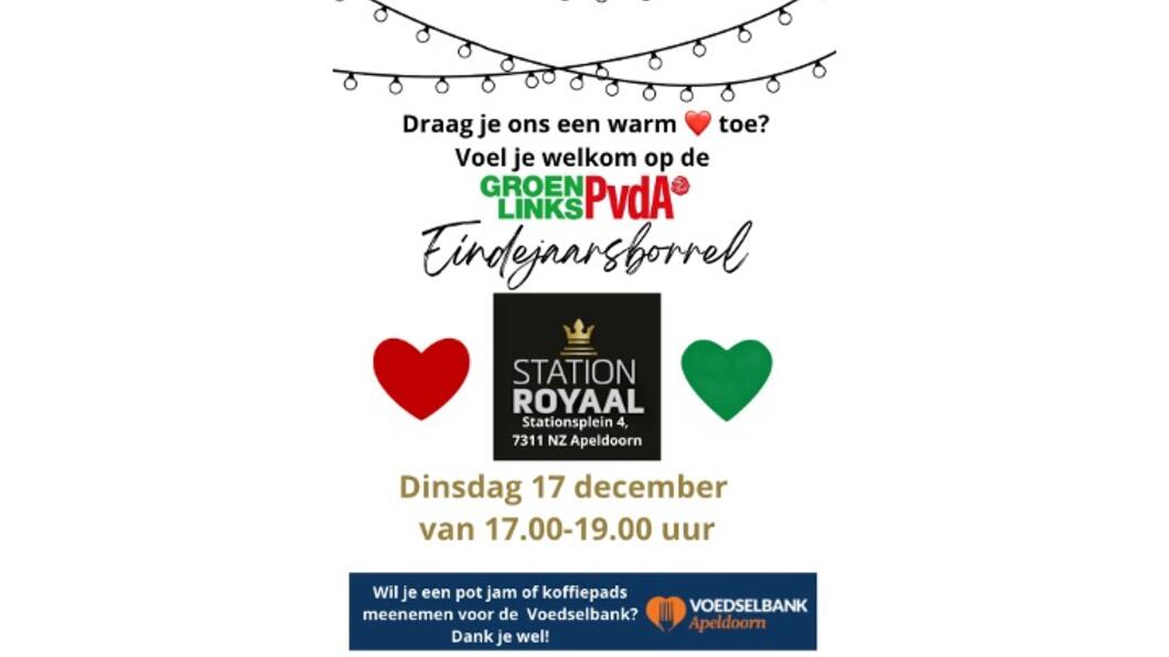 Uitnodiging eindejaarsborrel 2024