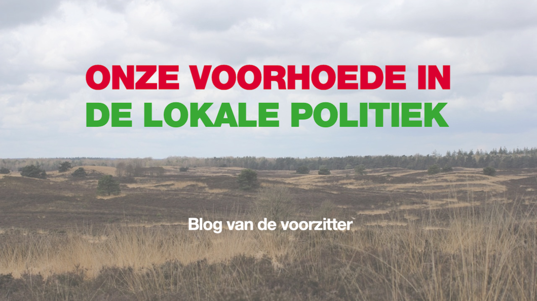 Blog Onze voorhoede in de lokale politiek