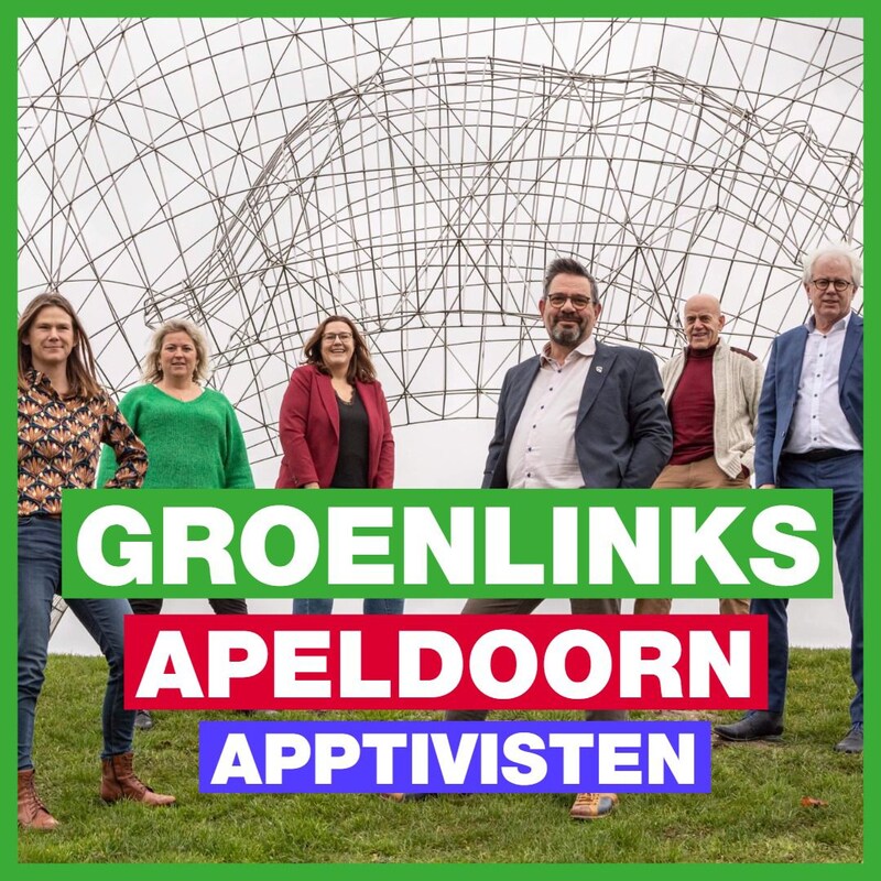 logo van apptivisten GroenLinks Apeldoorn