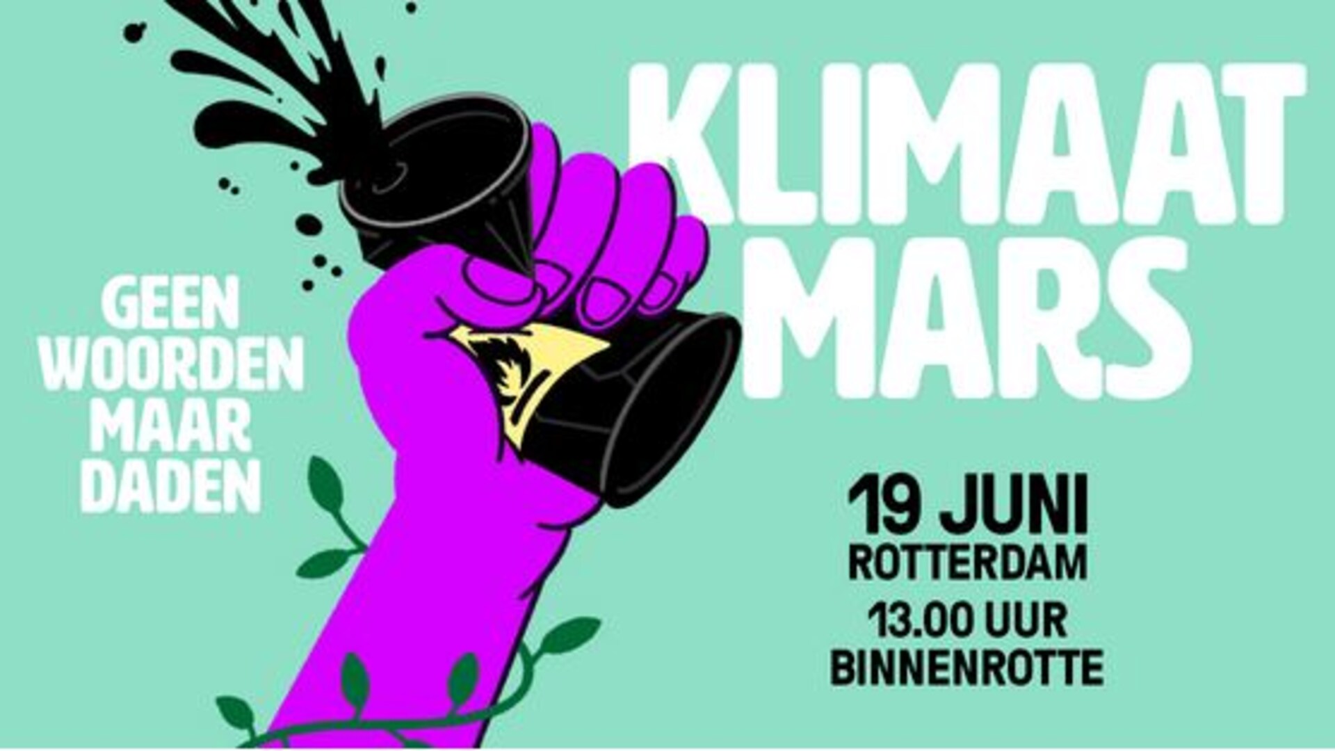 klimaatmars 19 juni 2022, Rotterdam