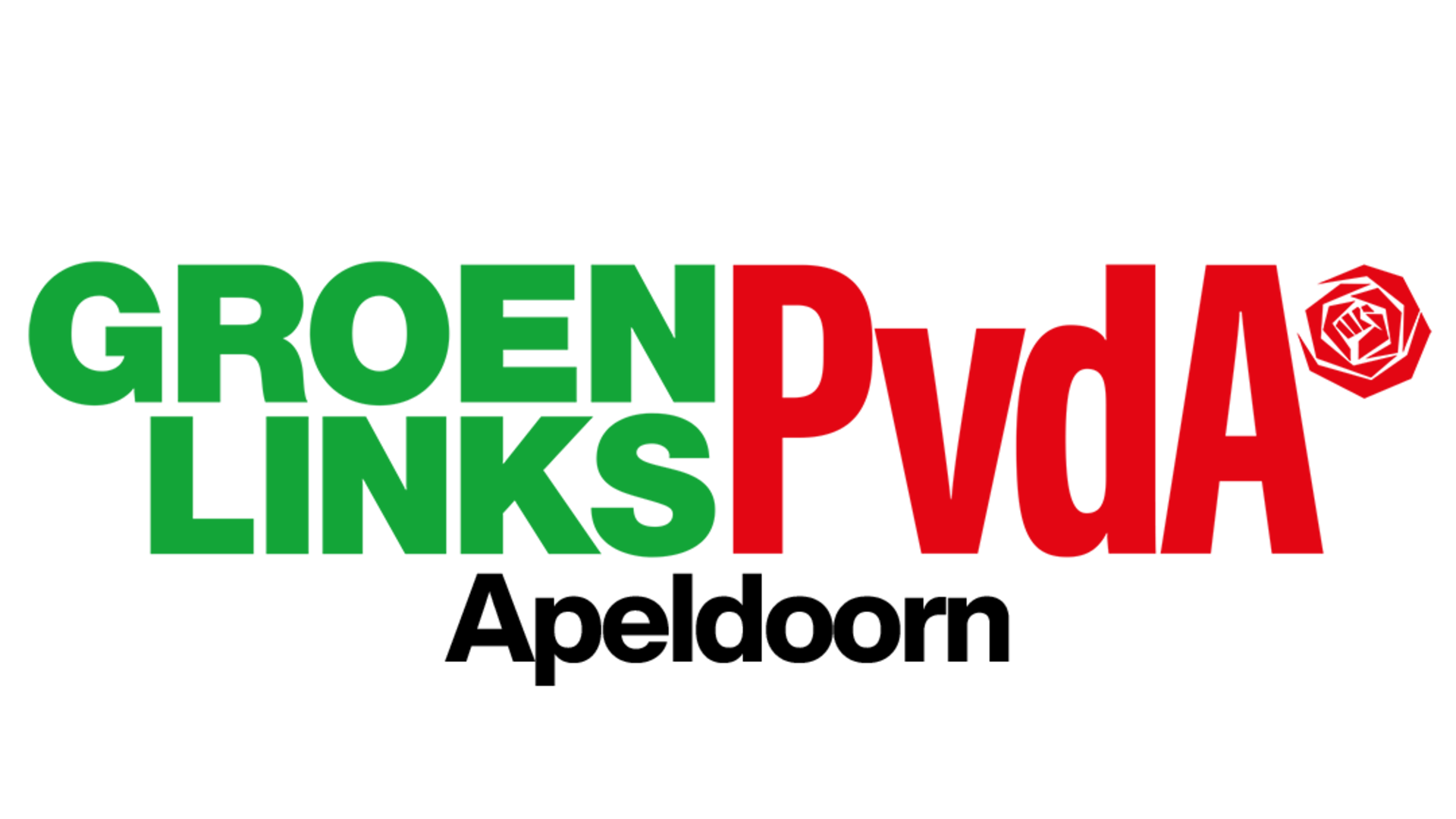 Gezamenlijk logo GroenLinks PvdA Apeldoorn